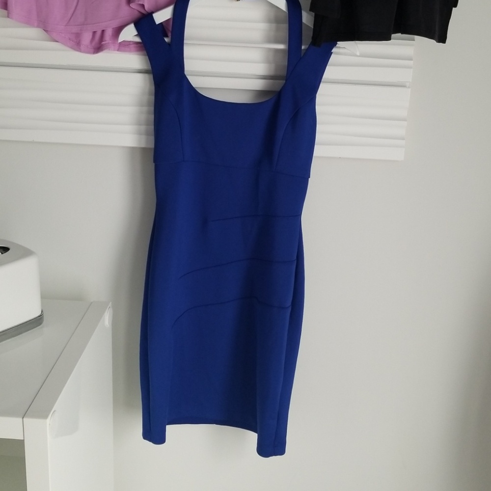 Guess cocktail dress blue size 2
